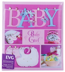 Альбом EVG 10x15x56 BKM4656 Baby collage Pink